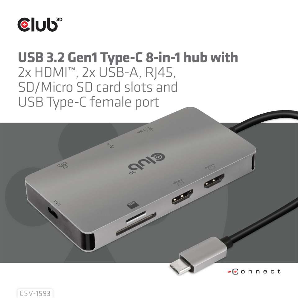 Club 3D USB-C Dockingstation