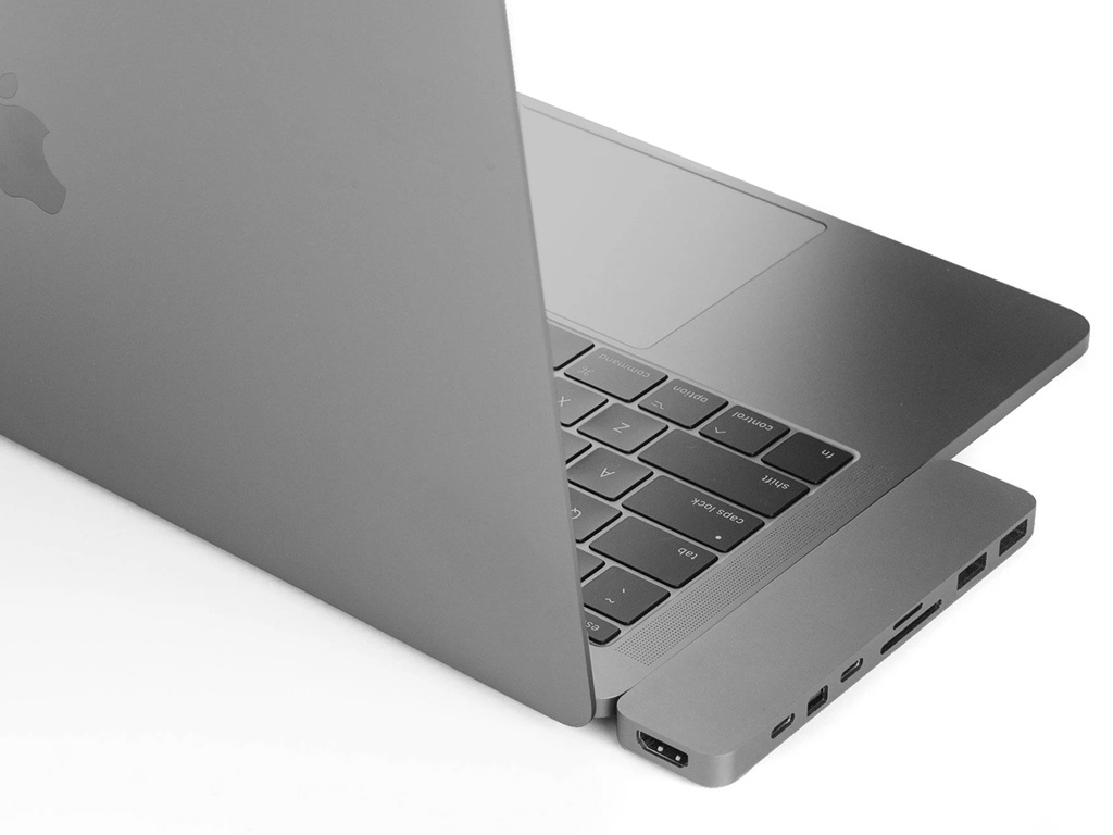 Hyper PRO 8-in-2 MacBook Pro Hub - Gray