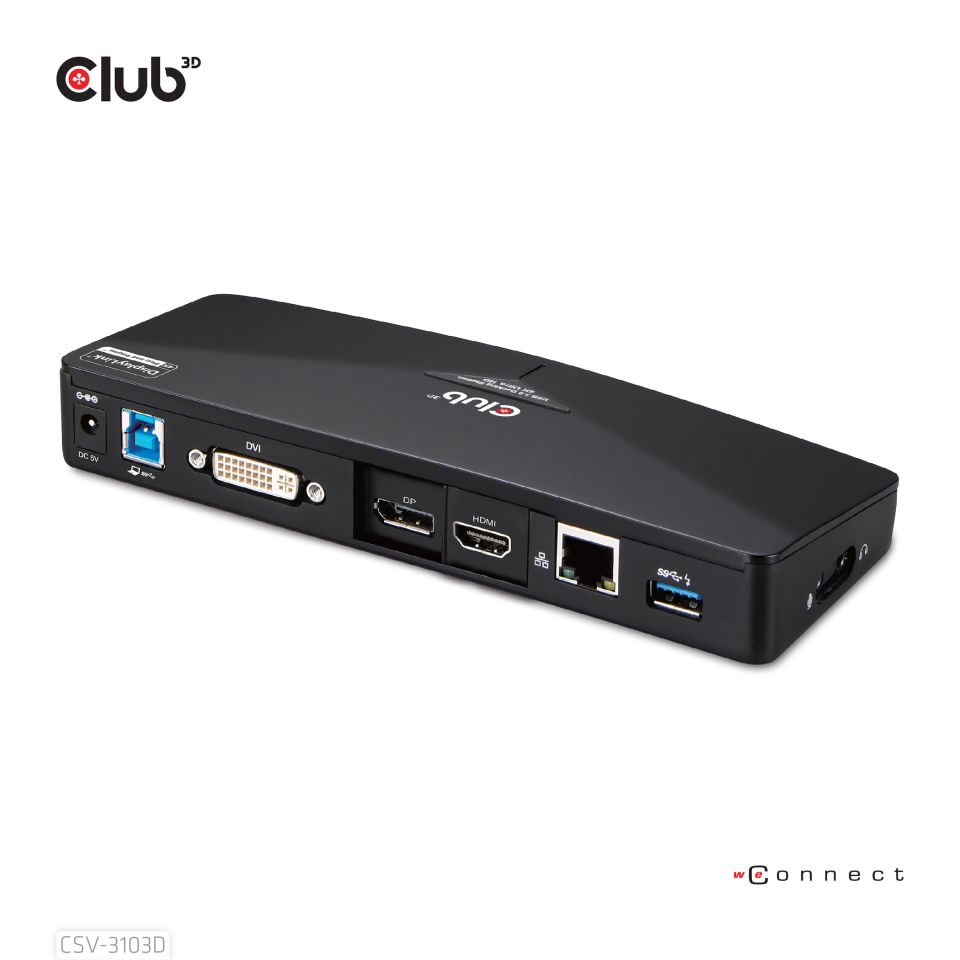 Club 3D USB-B Dockingstation DisplayLink