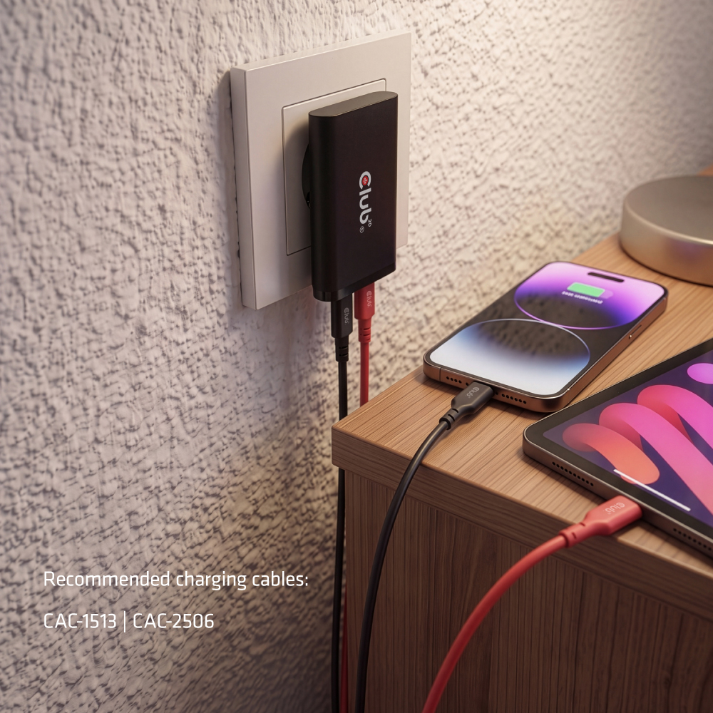 USB-C® Ladegerät Slim 2-Port 65W