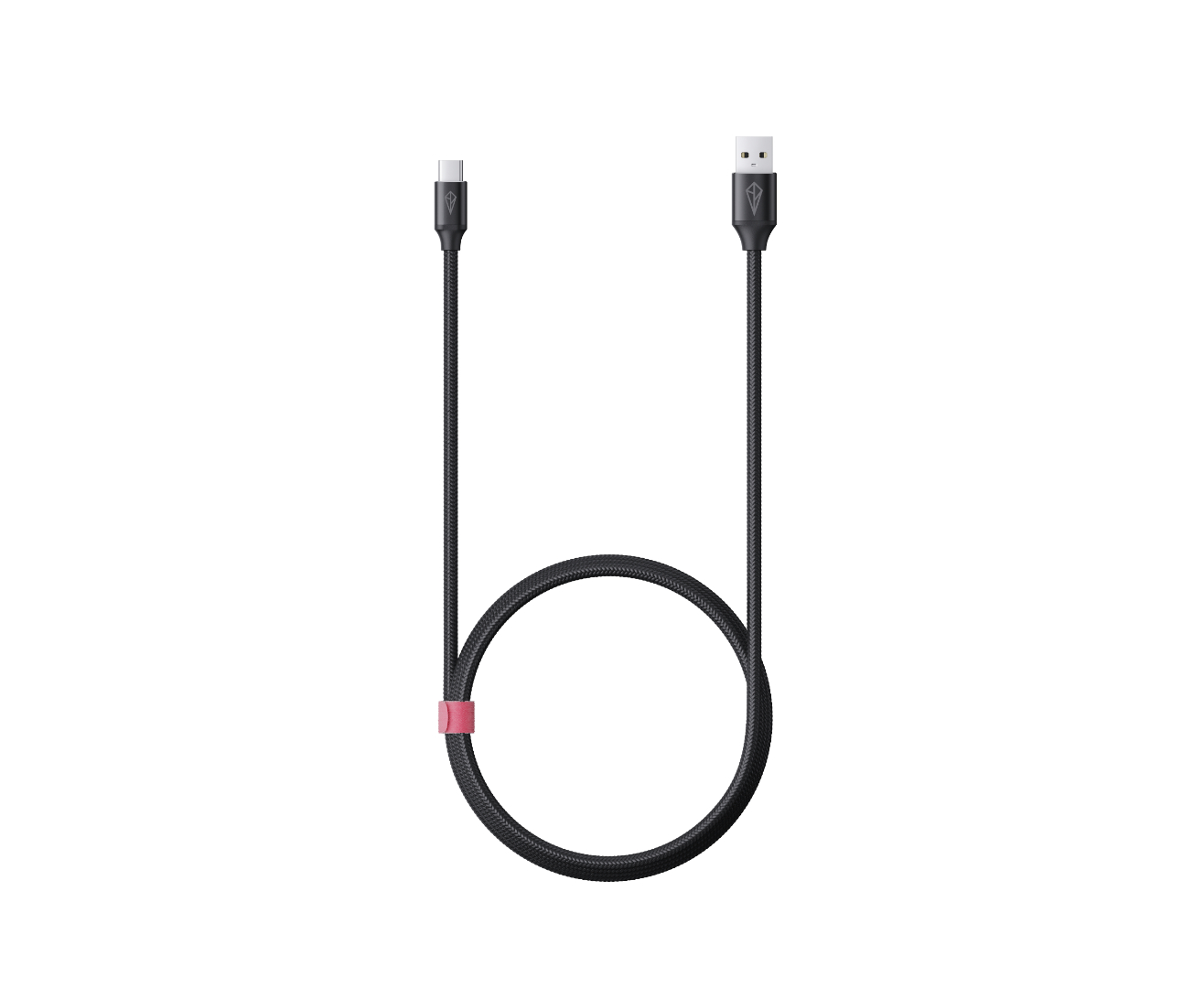 Xencelabs USB-C zu USB-A Textilkabel - rot markiert