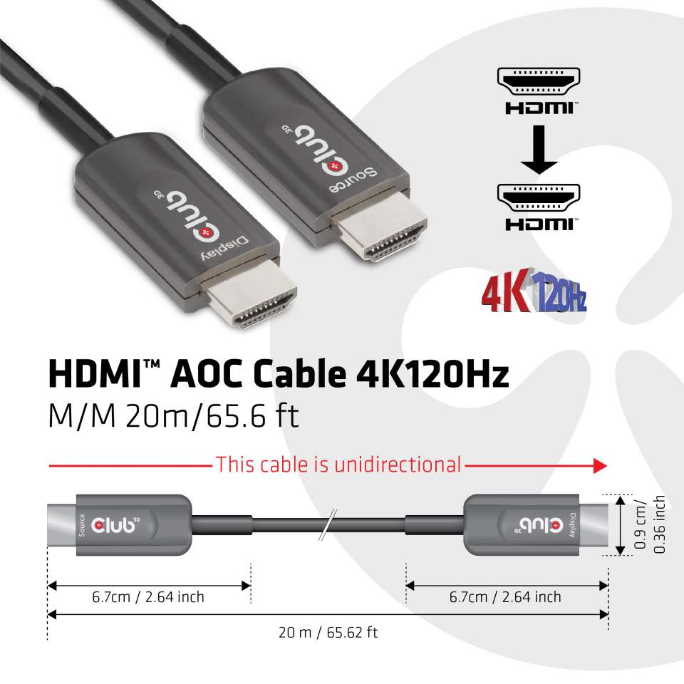 Club 3D HDMI-Kabel - 20 m