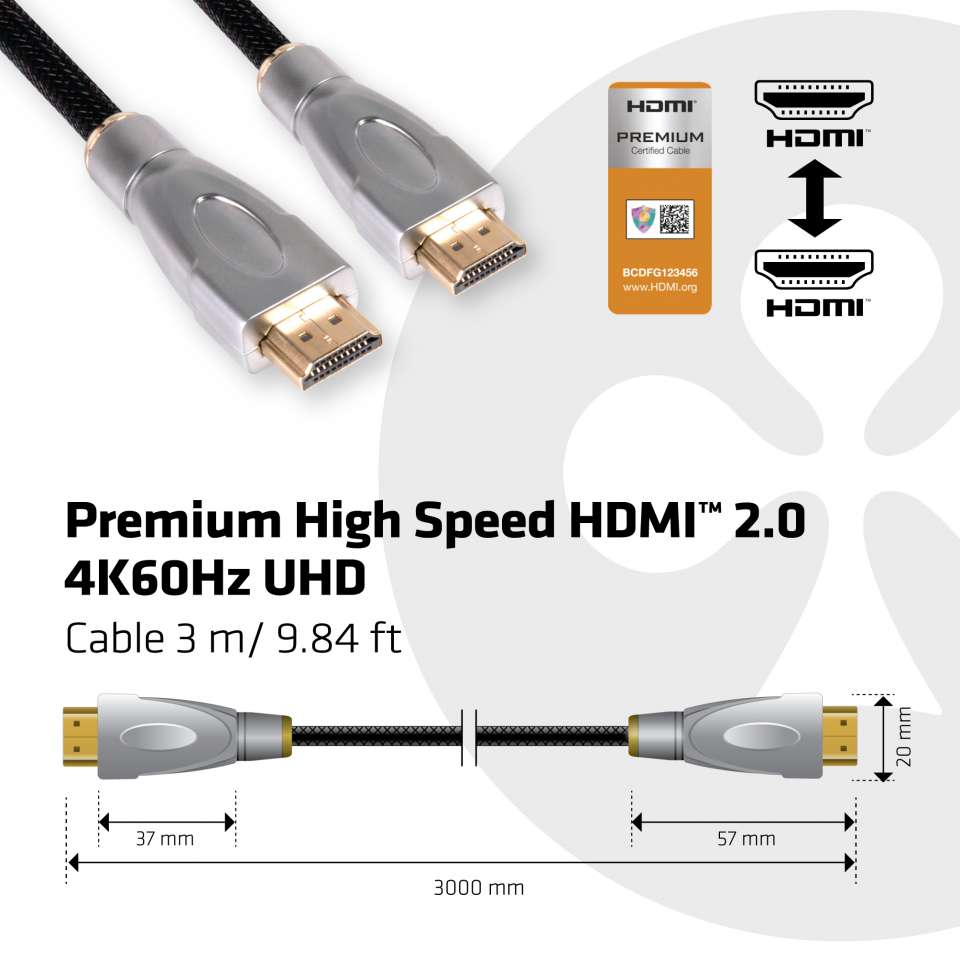 Club 3D HDMI-Kabel - 3m