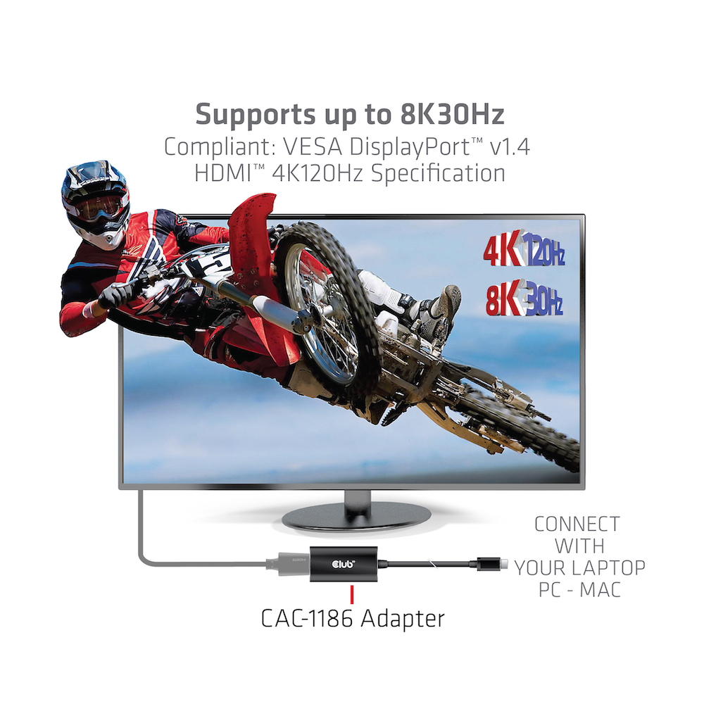 Club 3D Mini-DP auf HDMI Adapter