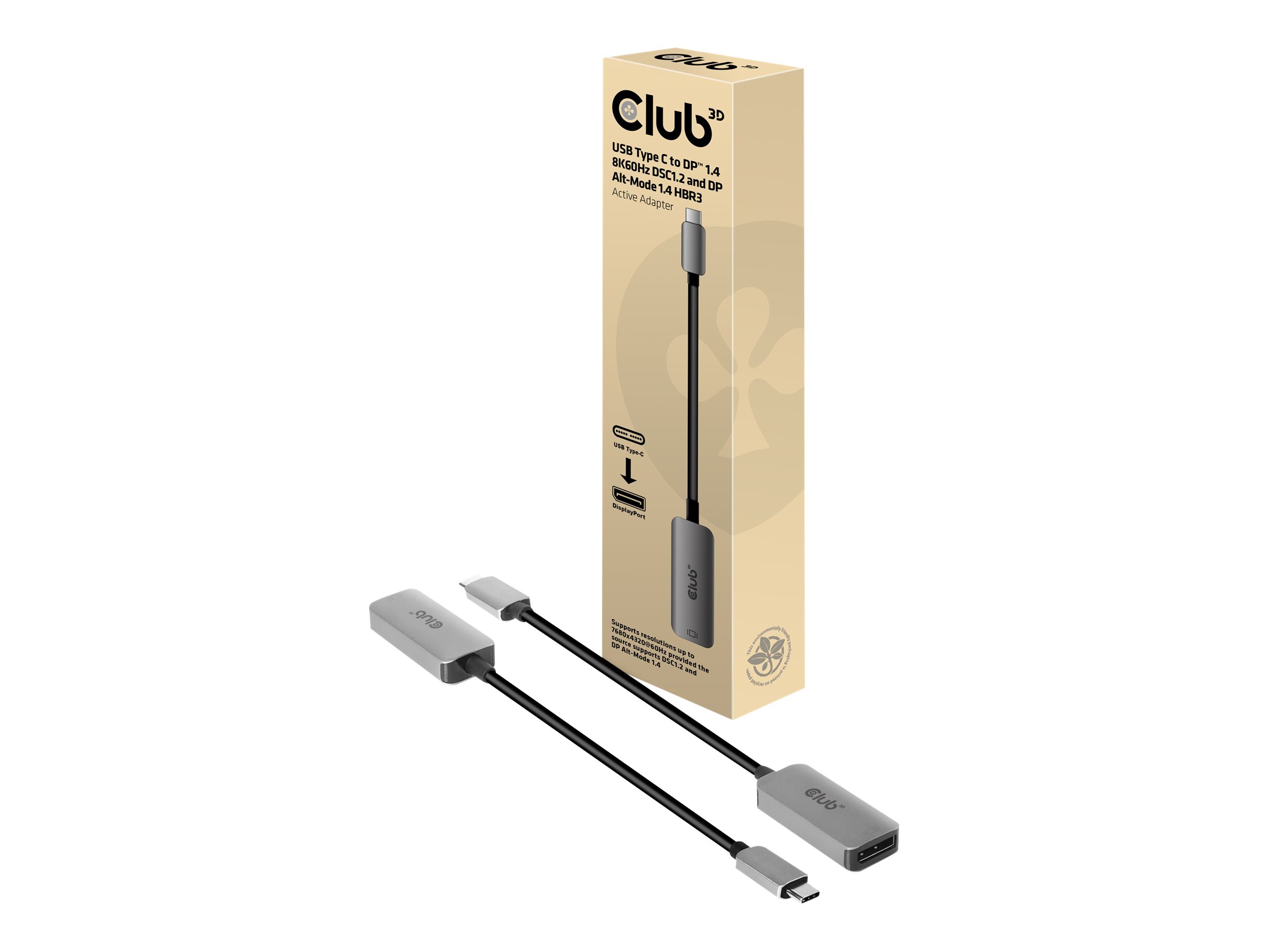 Club 3D USB-C auf DP 1.4