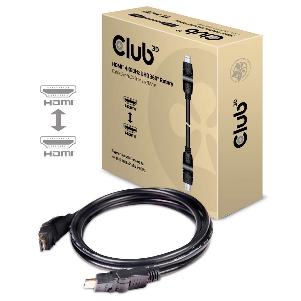 Club 3D CAC-1360 - HDMI-Kabel mit Ethernet - 2 m