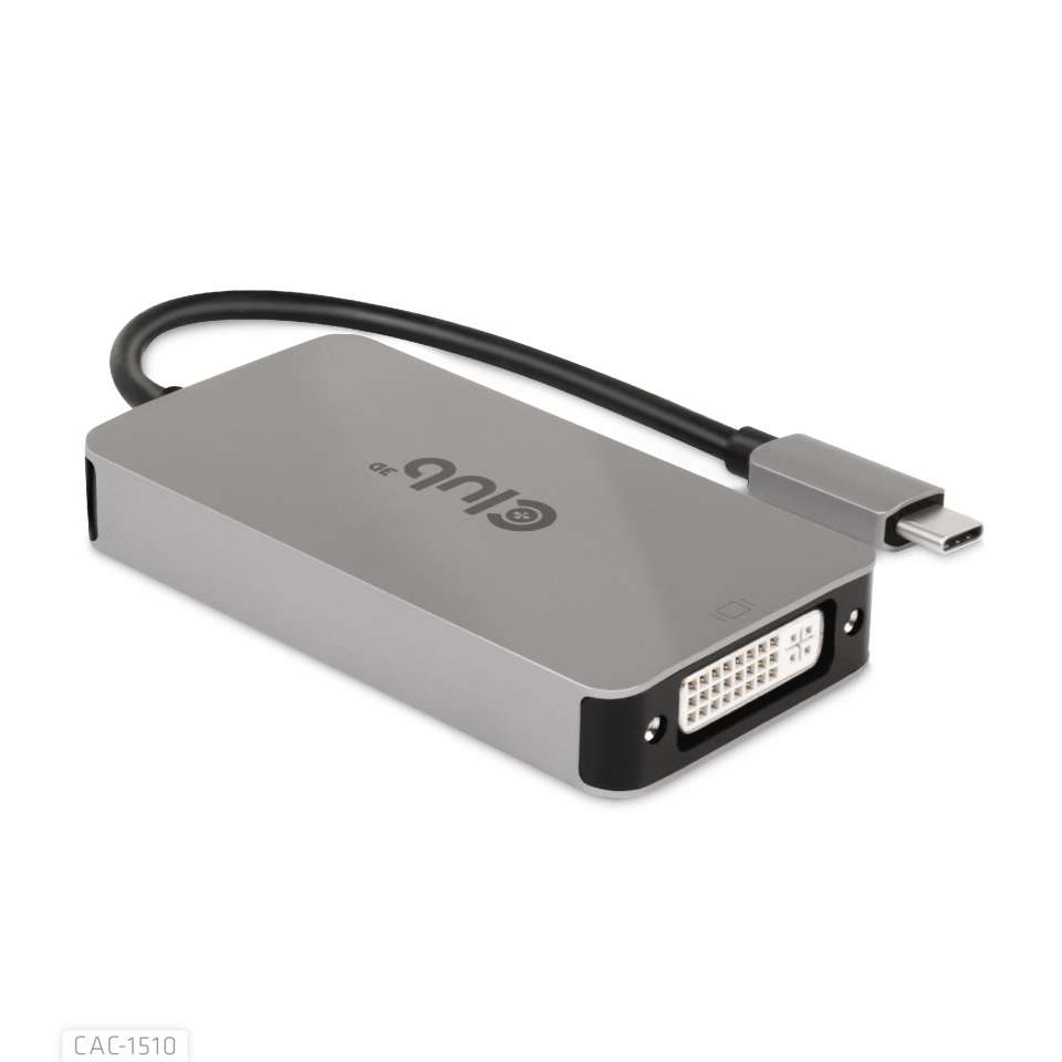 Club 3D USB-C auf DVI-D Adapter - HDCP ON