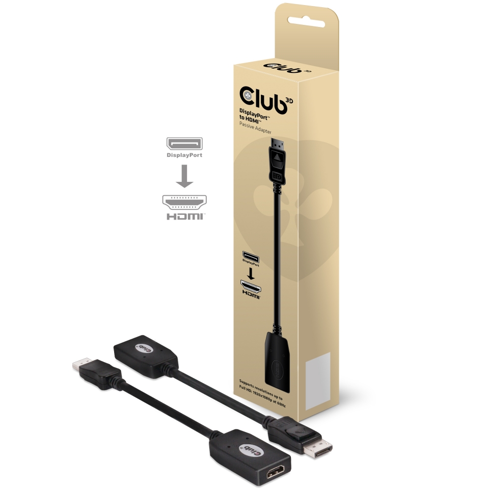 Club 3D DisplayPort 1.1a auf HDMI 1.3