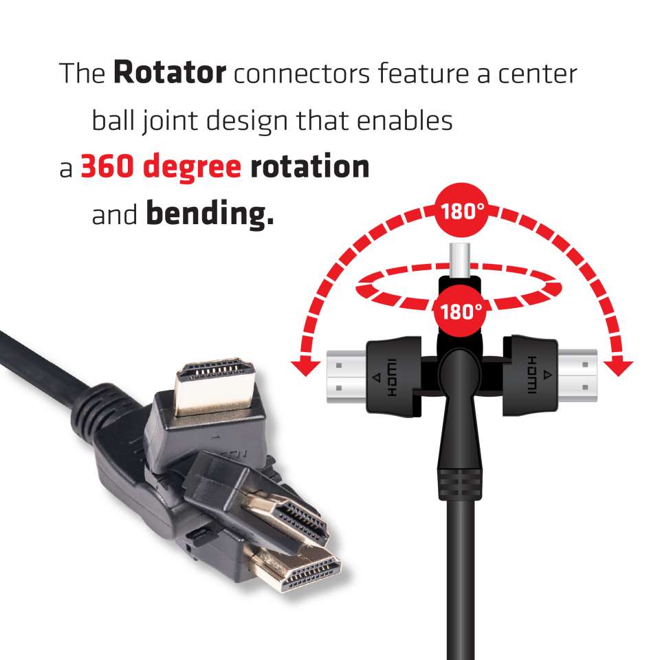 Club 3D CAC-1360 - HDMI-Kabel mit Ethernet - 2 m