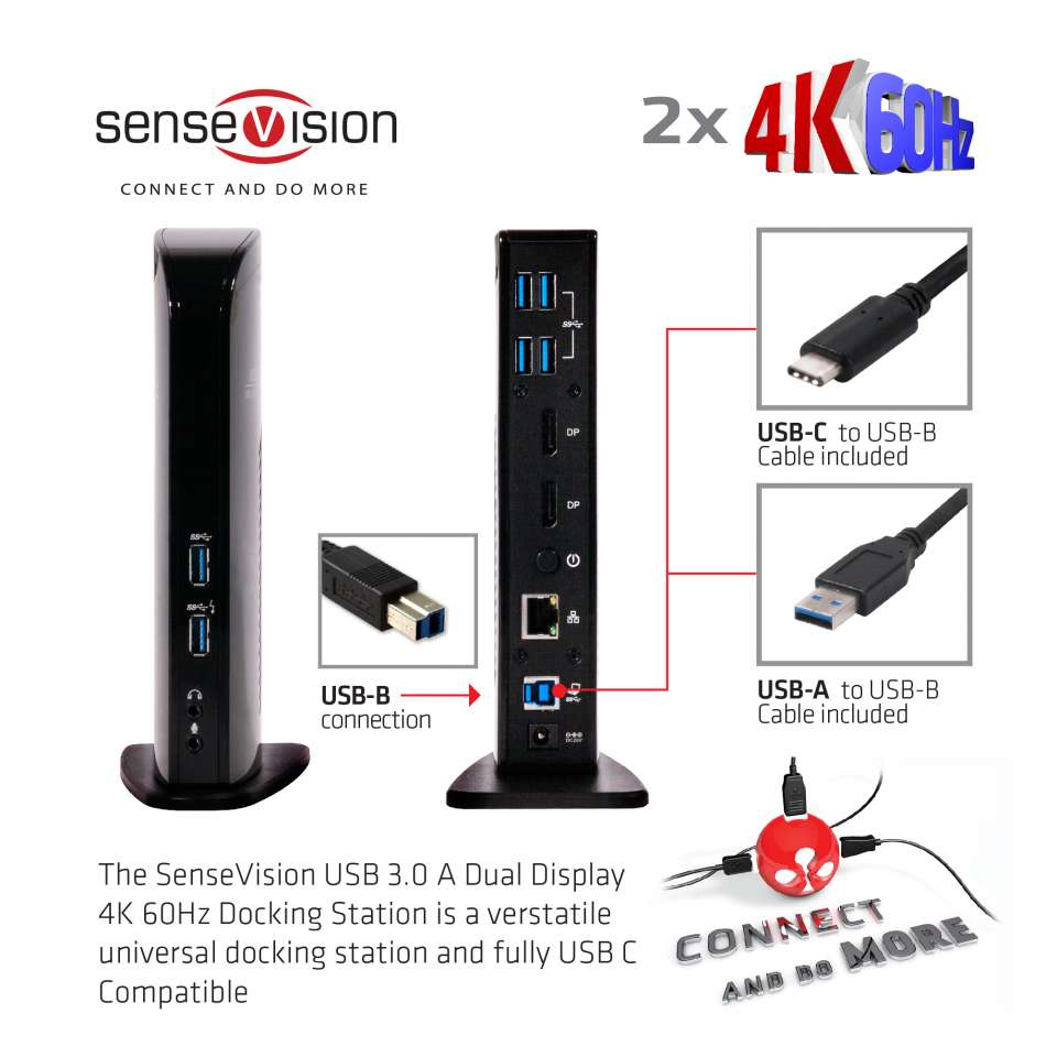 Club 3D SenseVision USB Docking Station