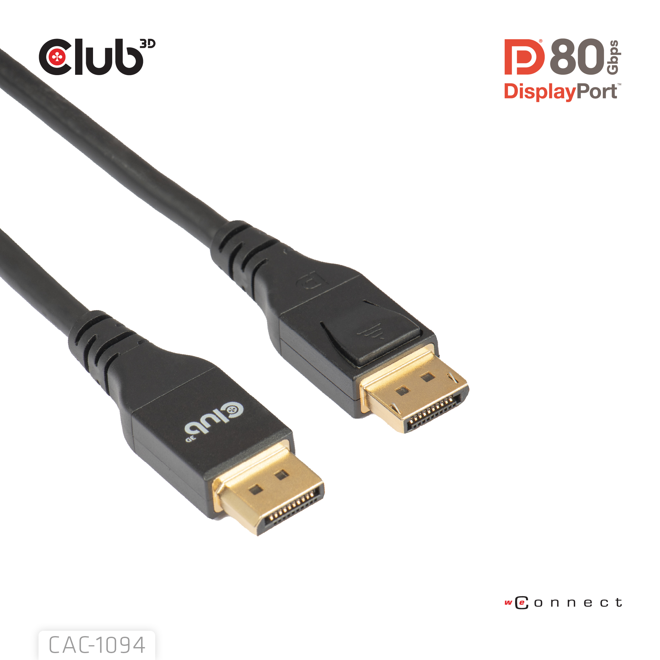 Club 3D DisplayPort 8K240Hz Kabel - 2m