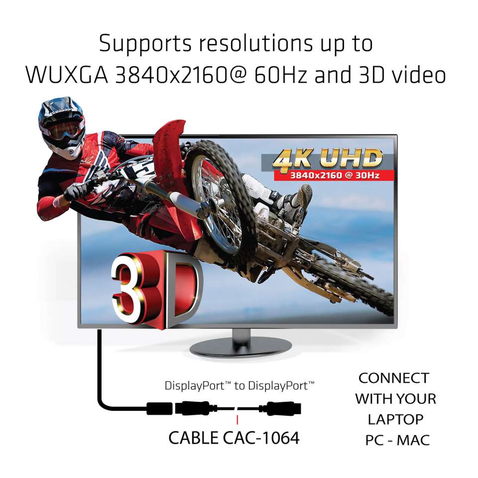Club 3D DisplayPort-Kabel - 3m