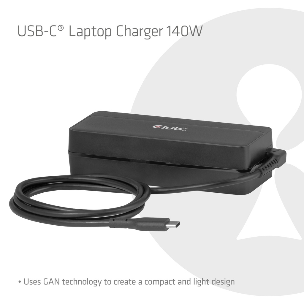 Club 3D USB-C Laptop Charger 140W