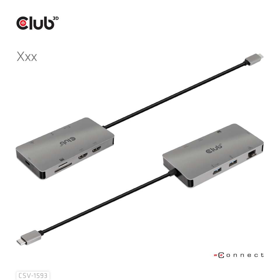 Club 3D USB-C Dockingstation