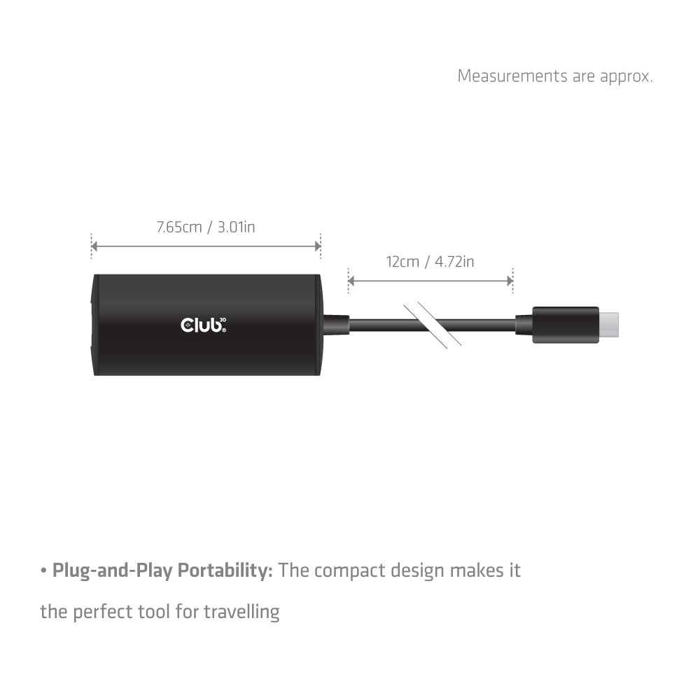USB-C® auf RJ45 10G Ethernet-Adapter