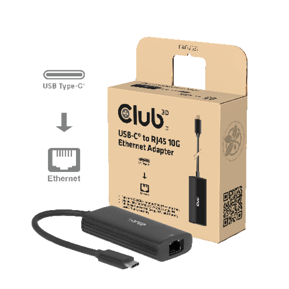 USB-C® auf RJ45 10G Ethernet-Adapter