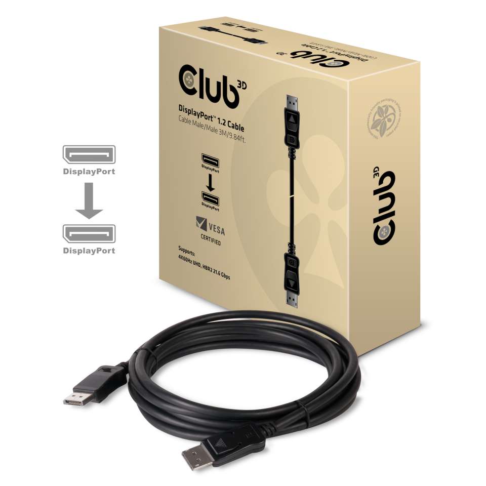 Club 3D DisplayPort Kabel - 3 m