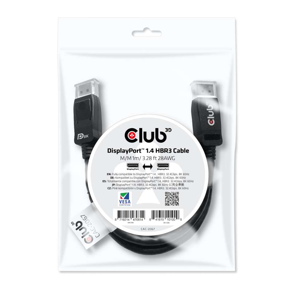 Club 3D DisplayPort-Kabel - 1 m