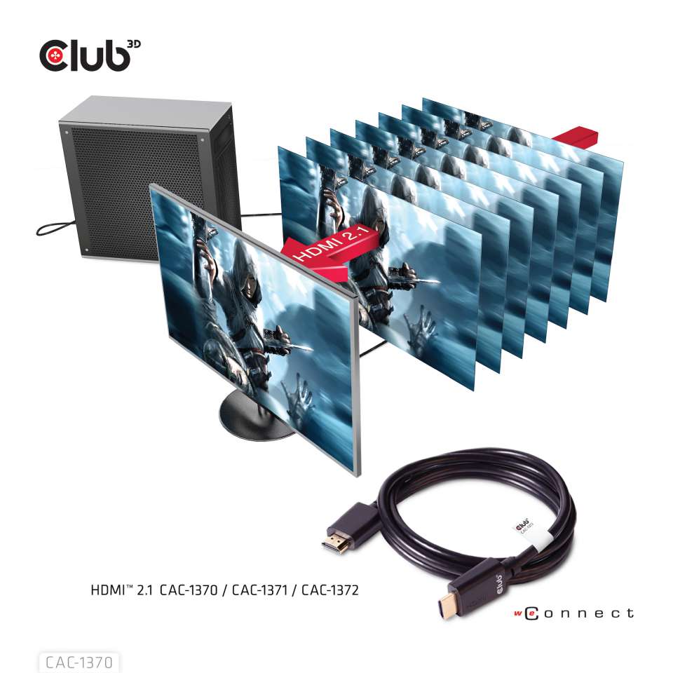 Club 3D HDMI-Kabel 2.1 10k - 1,5m