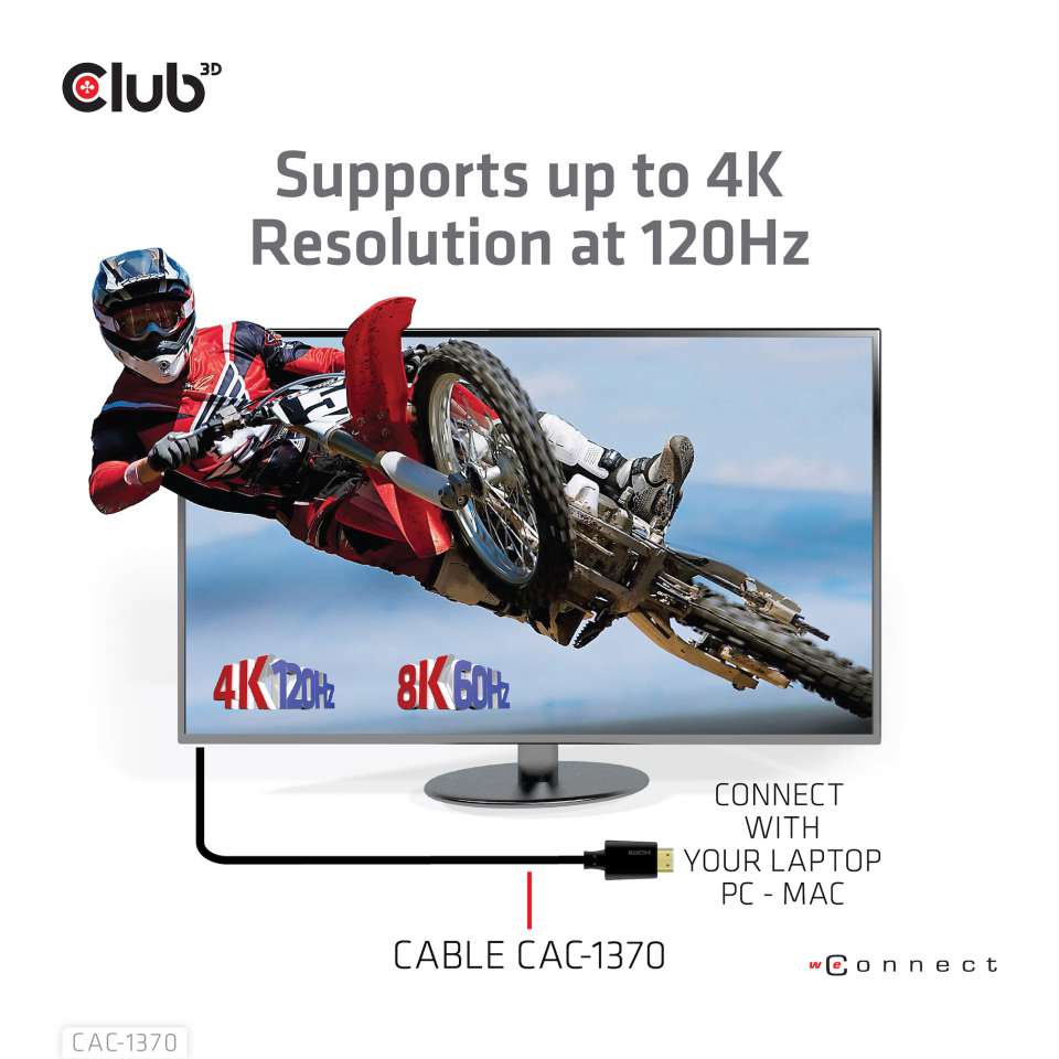 Club 3D HDMI-Kabel 2.1 10k - 1,5m