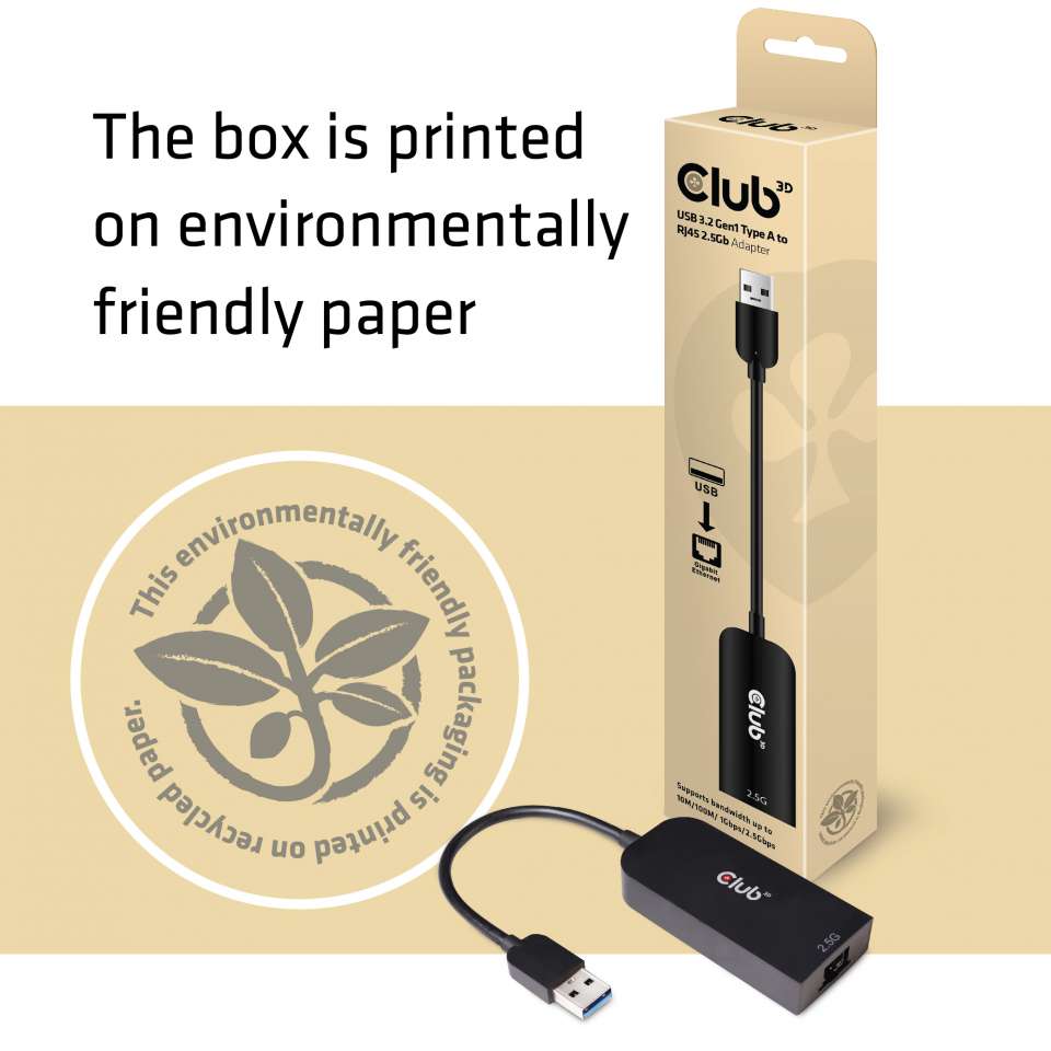 Club 3D USB-A auf RJ45