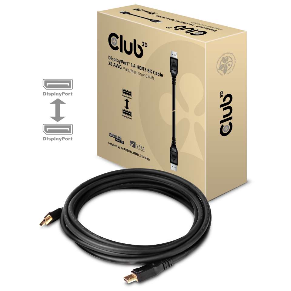 Club 3D DisplayPort-Kabel - 5 m