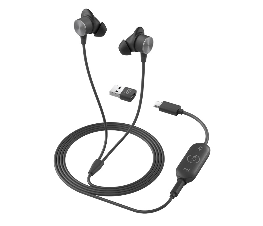 Logitech Zone Wired Earbuds for Teams