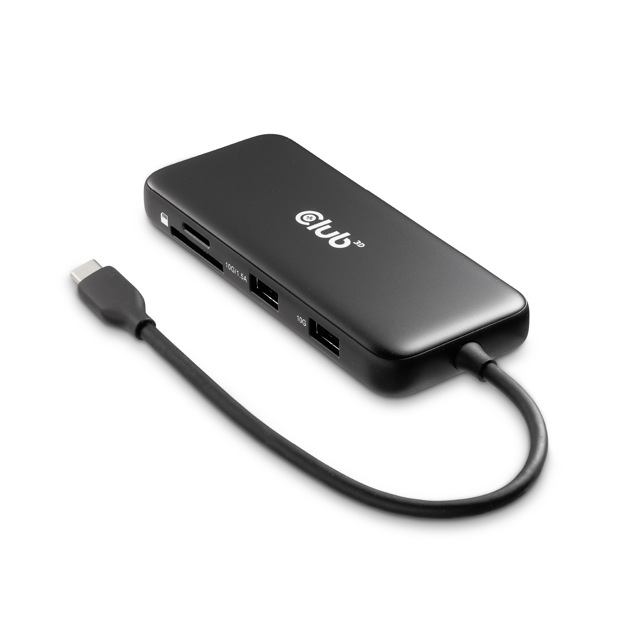 Club 3D USB-C Dockingstation Dual Display 8K30Hz 8 in 1