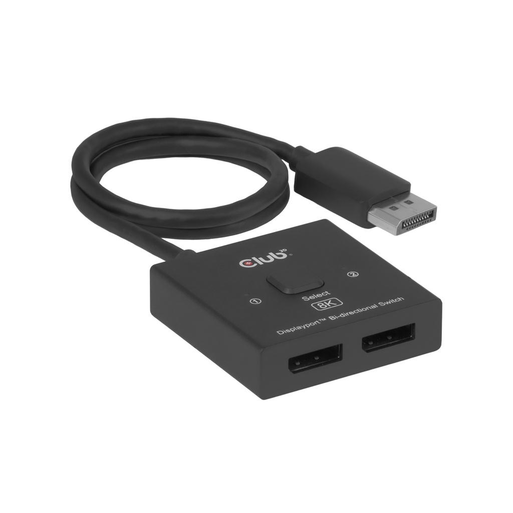 Club 3D DisplayPort 2-in-1 Switch 