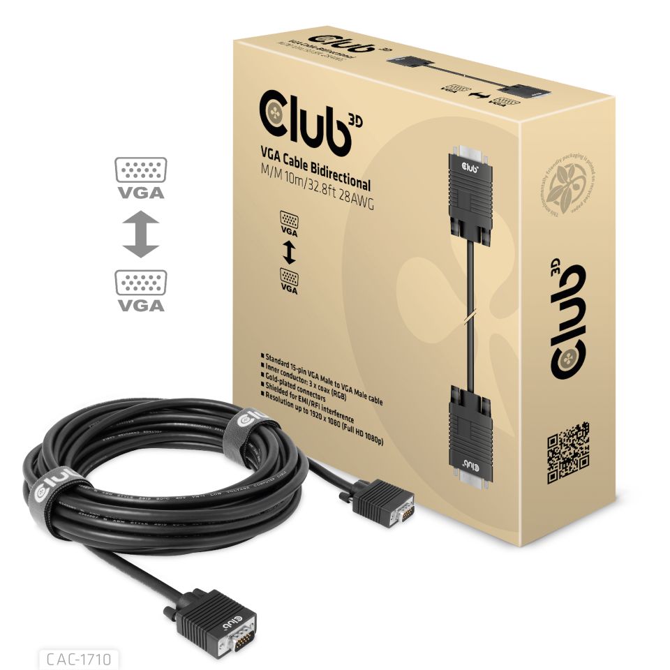 Club 3D VGA Kabel - 10m
