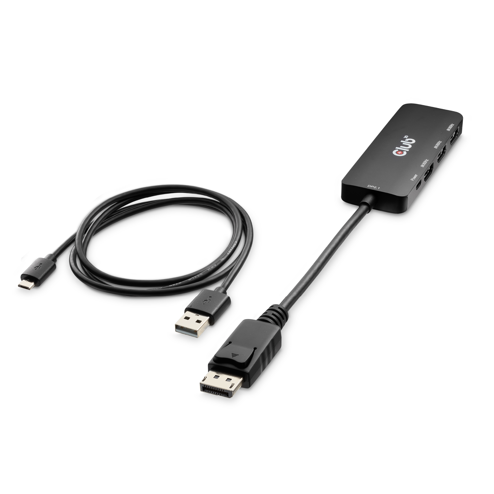 Club 3D Multi Stream Transport (MST) HUB - Tripple Display 8K60Hz