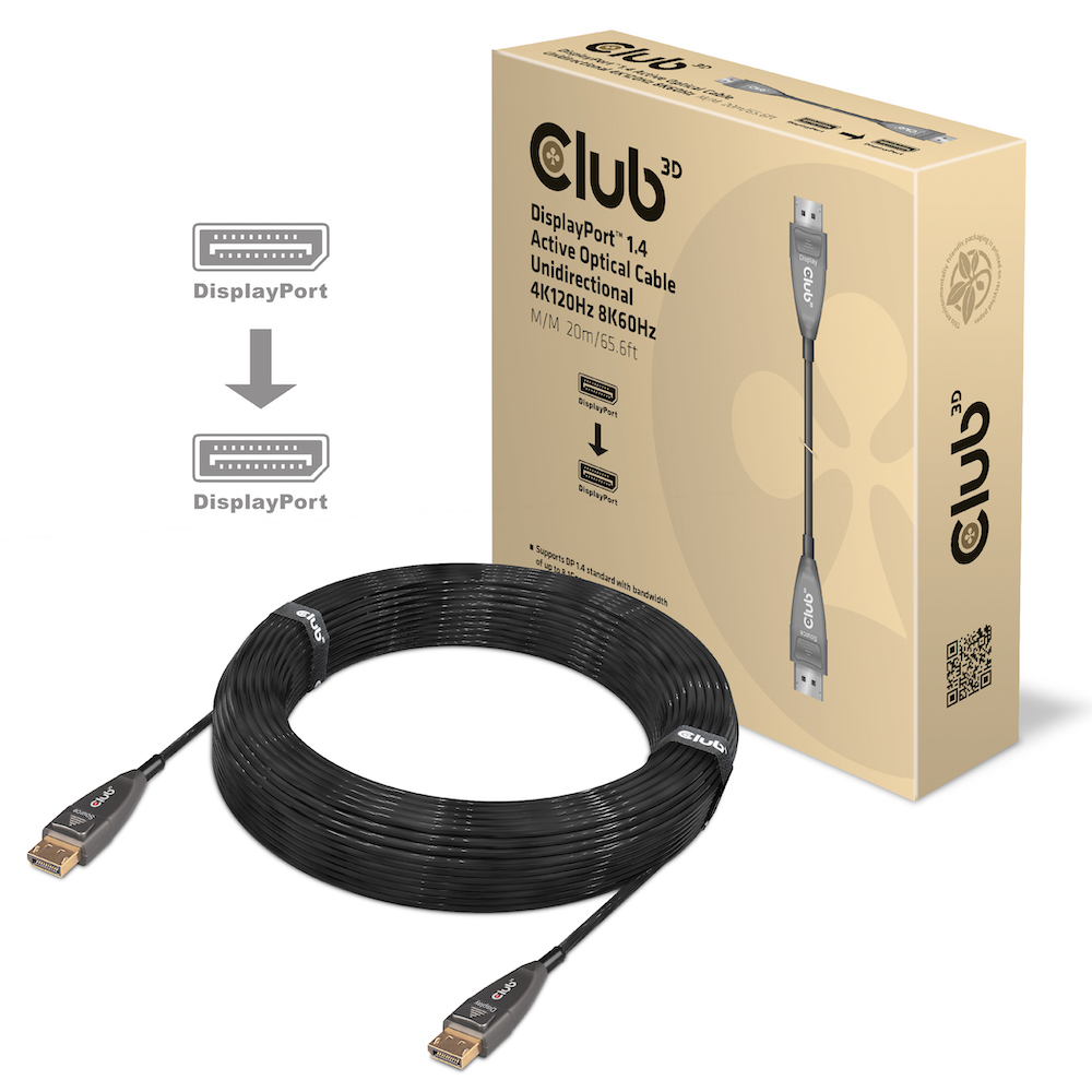 Club 3D DisplayPort auf DisplayPort Kabel - 20 m