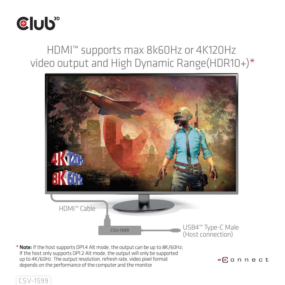 Club 3D Dockingstation 6-in-1  