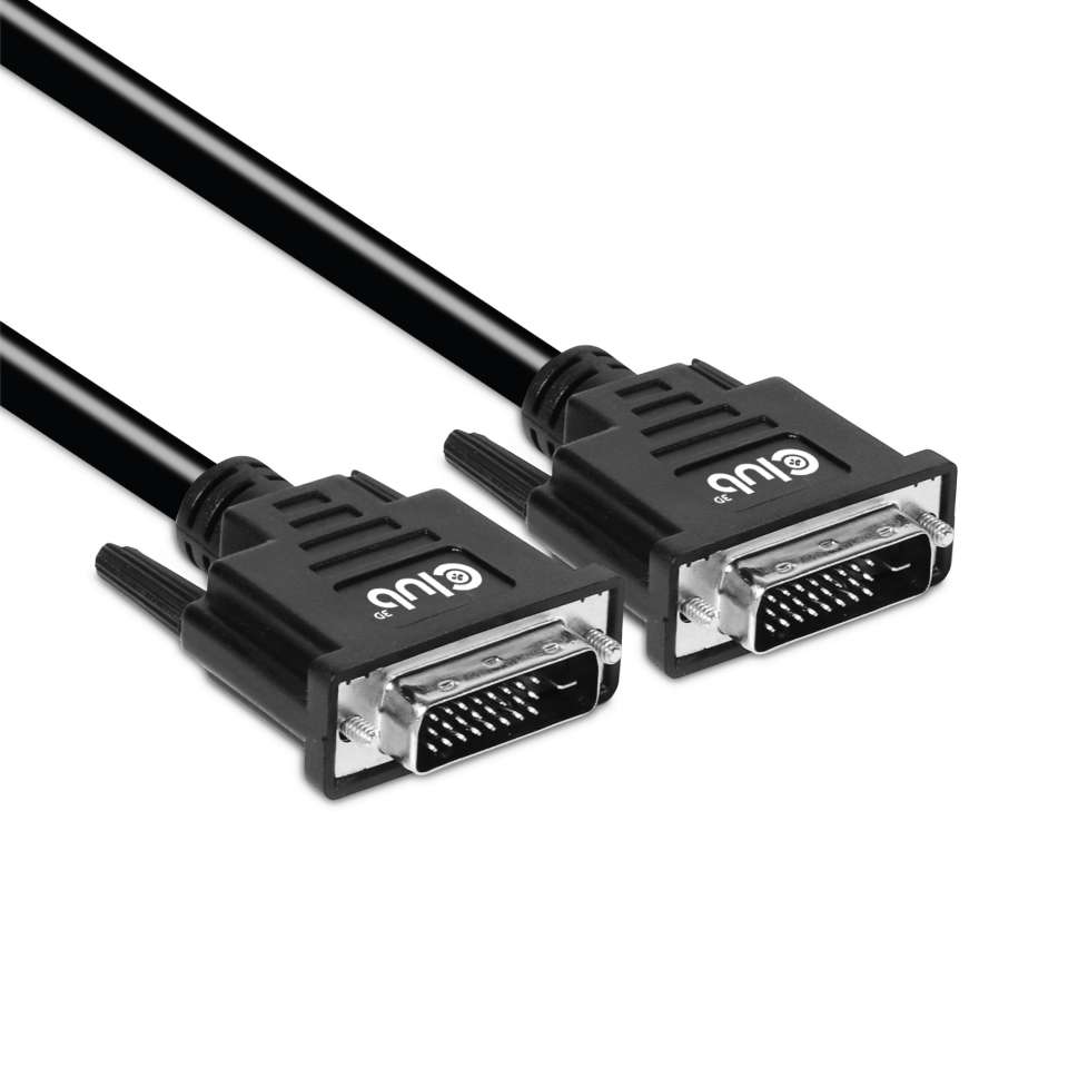 Club 3D DVI-Kabel Dual Link 24+1 Bidirektional - 3 m 