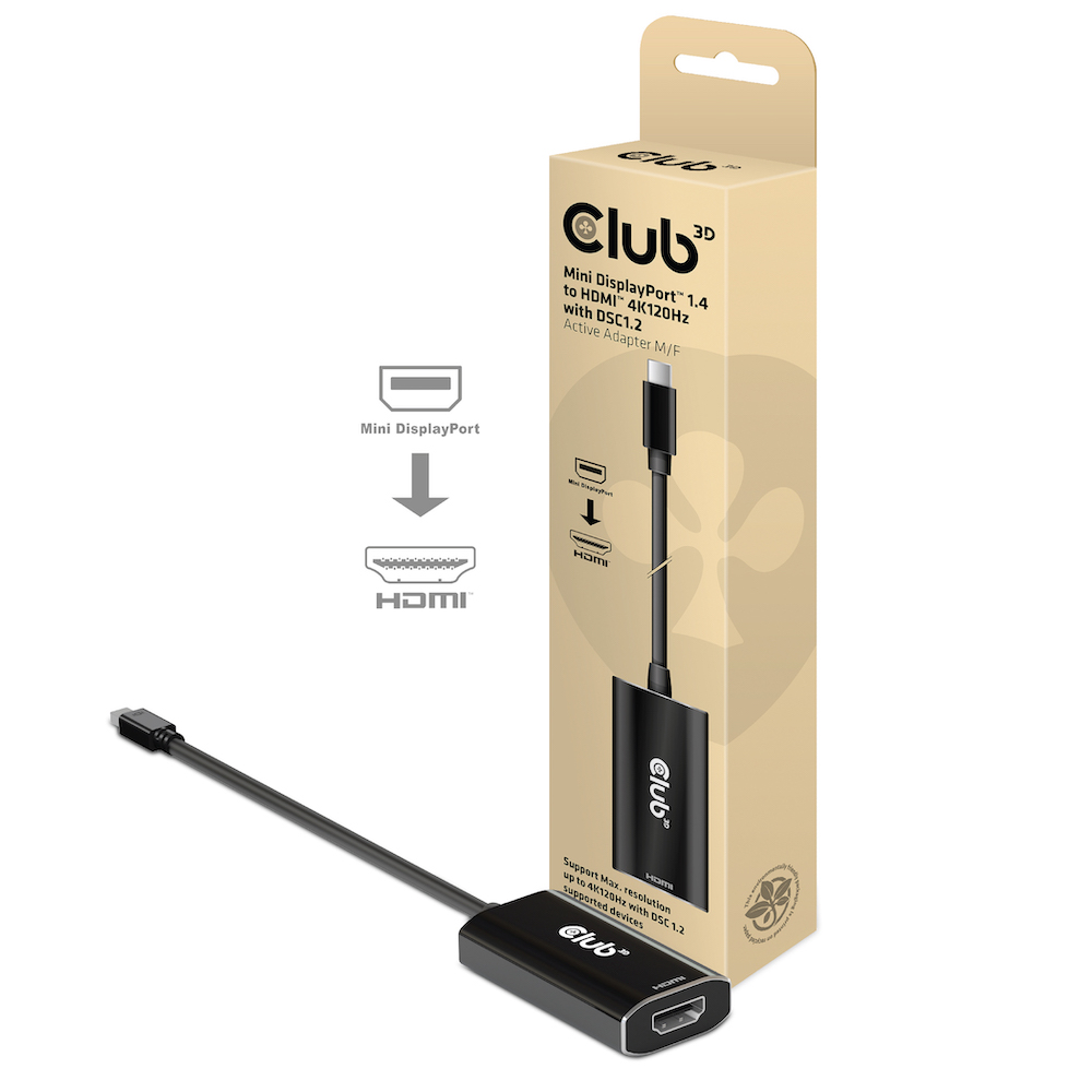 Club 3D Mini-DP auf HDMI