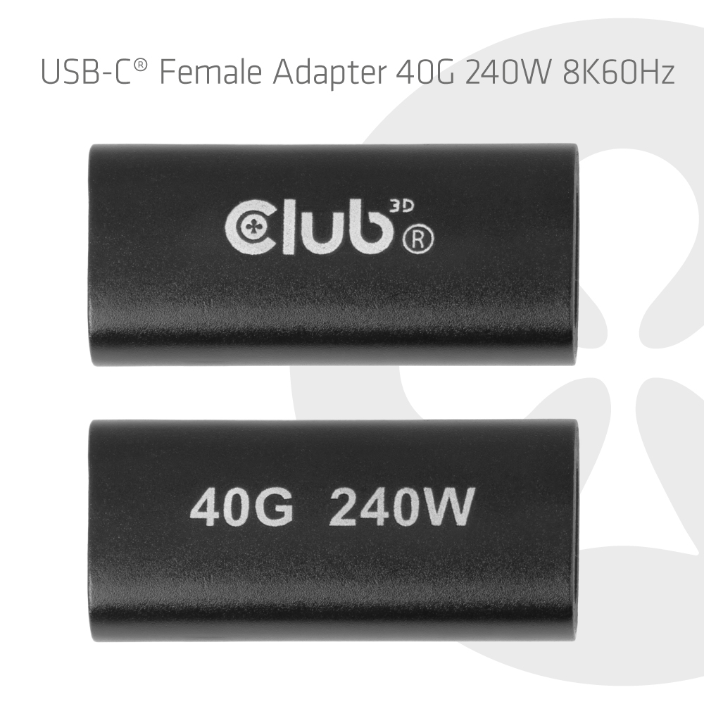 Club3D USB-C® Adapter 40G 240W 8K60Hz