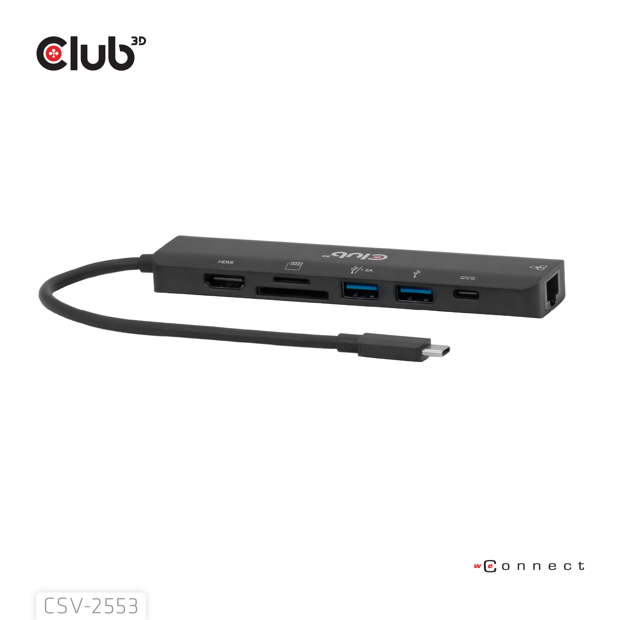 Club 3D 7-in-1 Dockingstation HDMI 4K60Hz - 100W