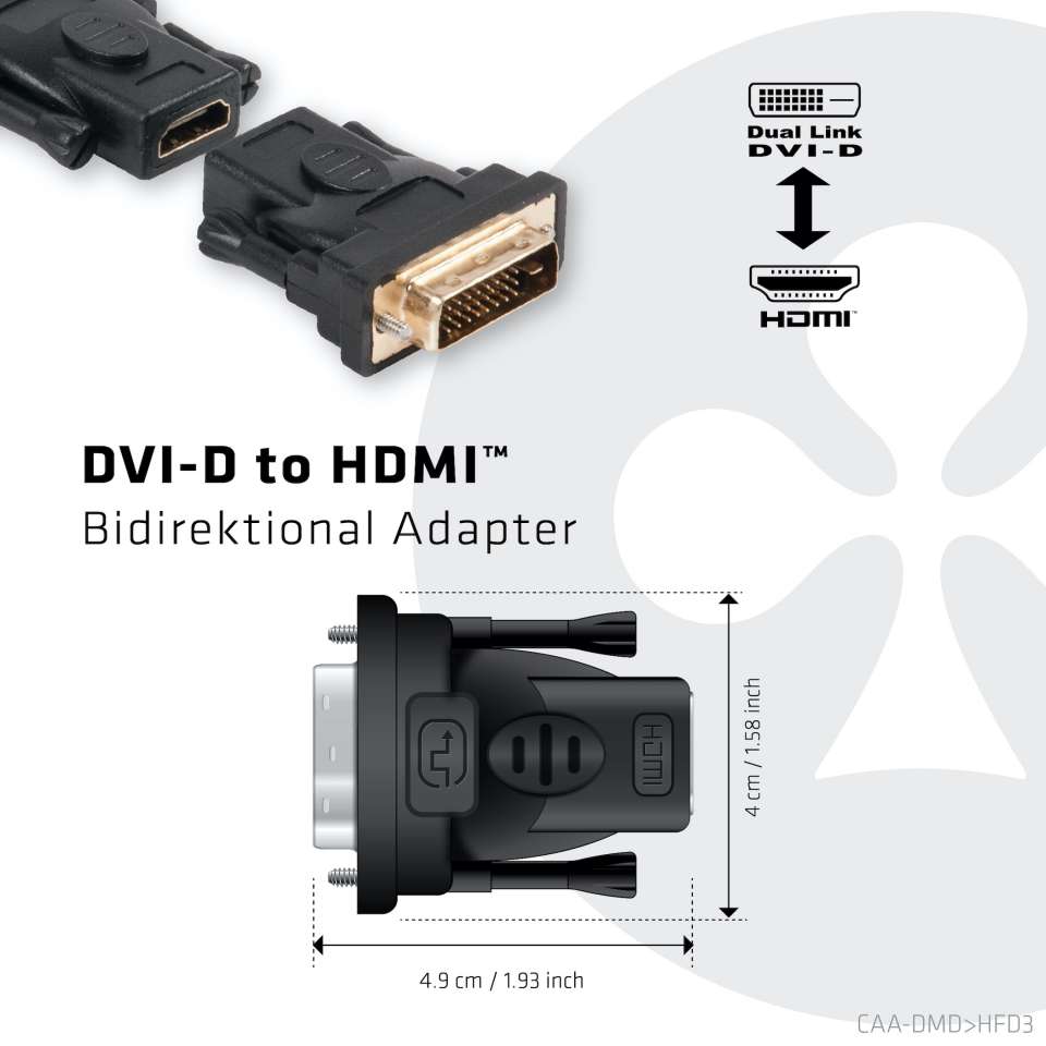Club 3D DVI-D auf HDMI Adapter