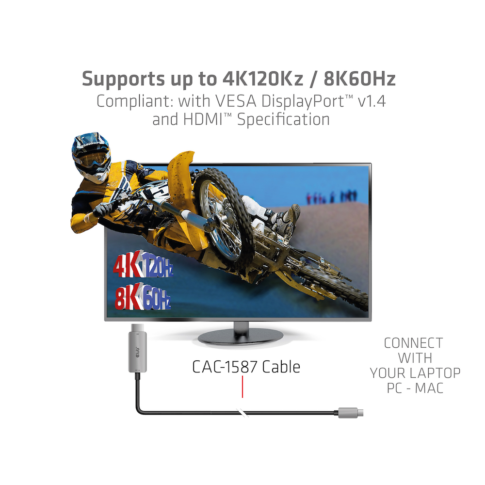 Club 3D Adapterkabel USB-C auf HDMI - 3m