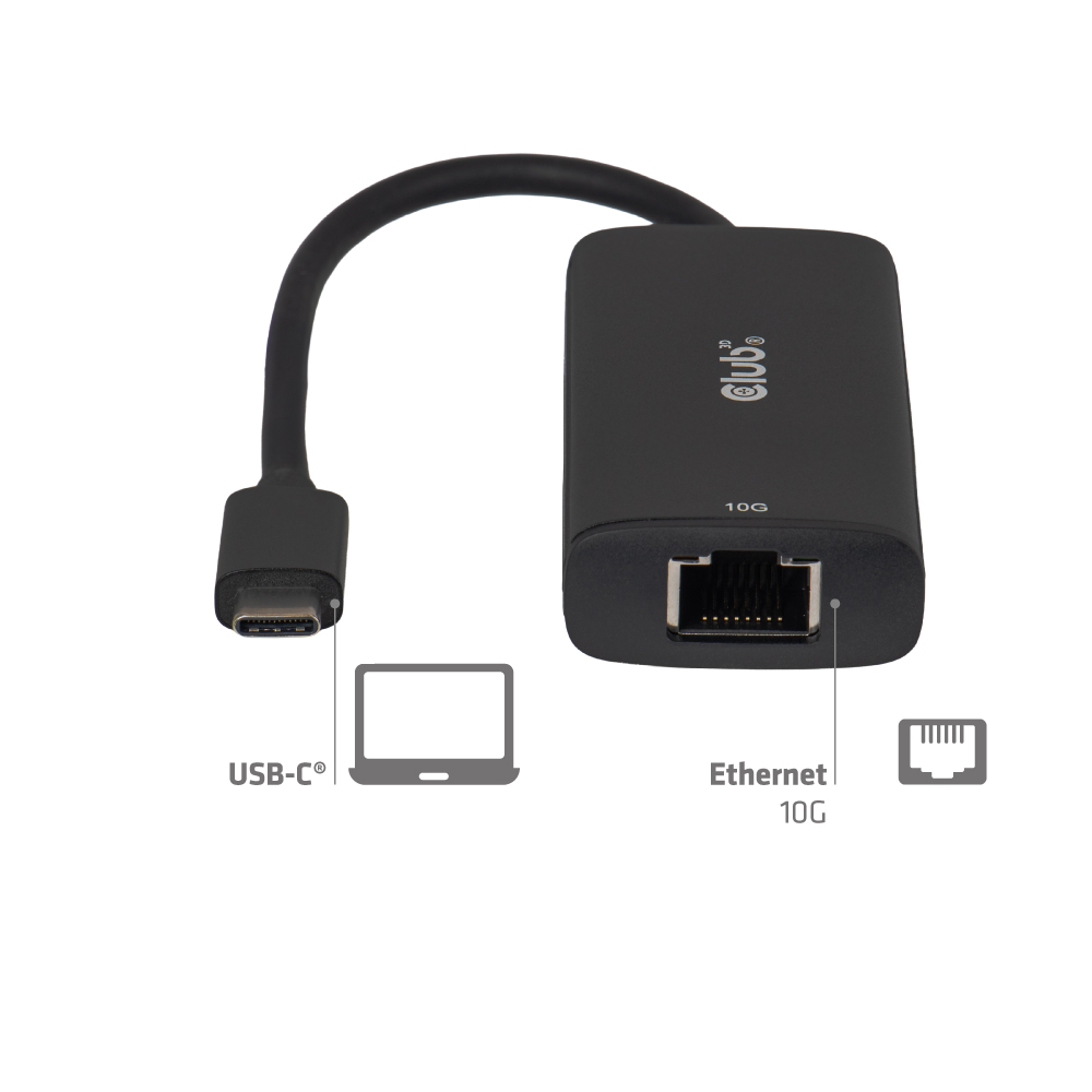 USB-C® auf RJ45 10G Ethernet-Adapter