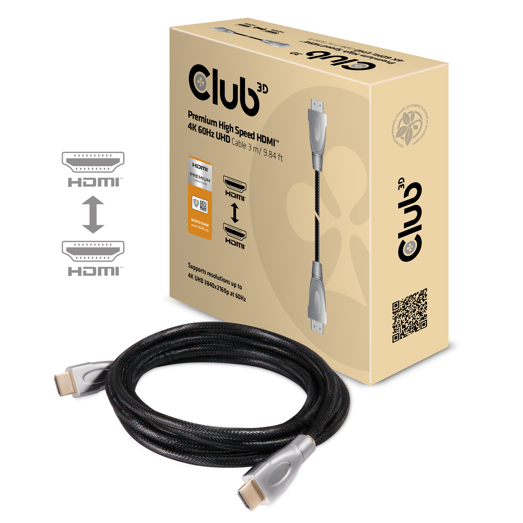 Club 3D HDMI-Kabel - 3m