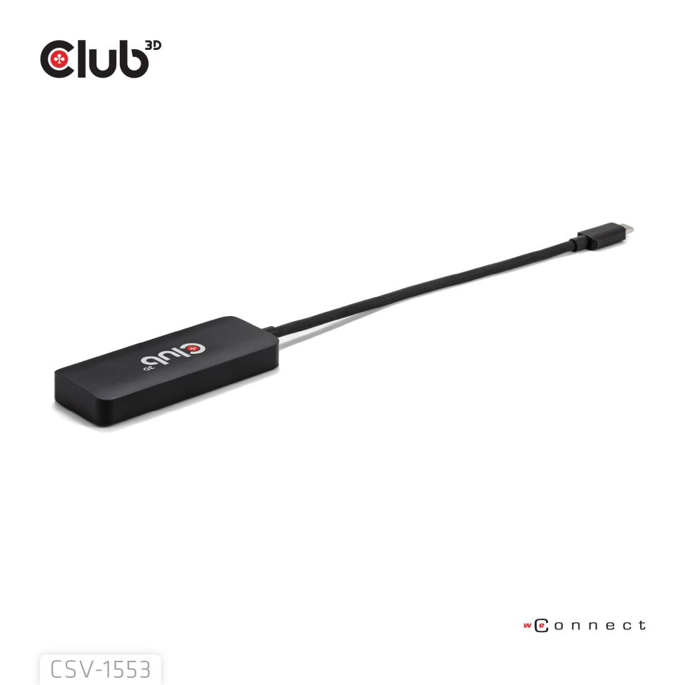 Club 3D Multi Stream Transport (MST) HUB - Tripple Display