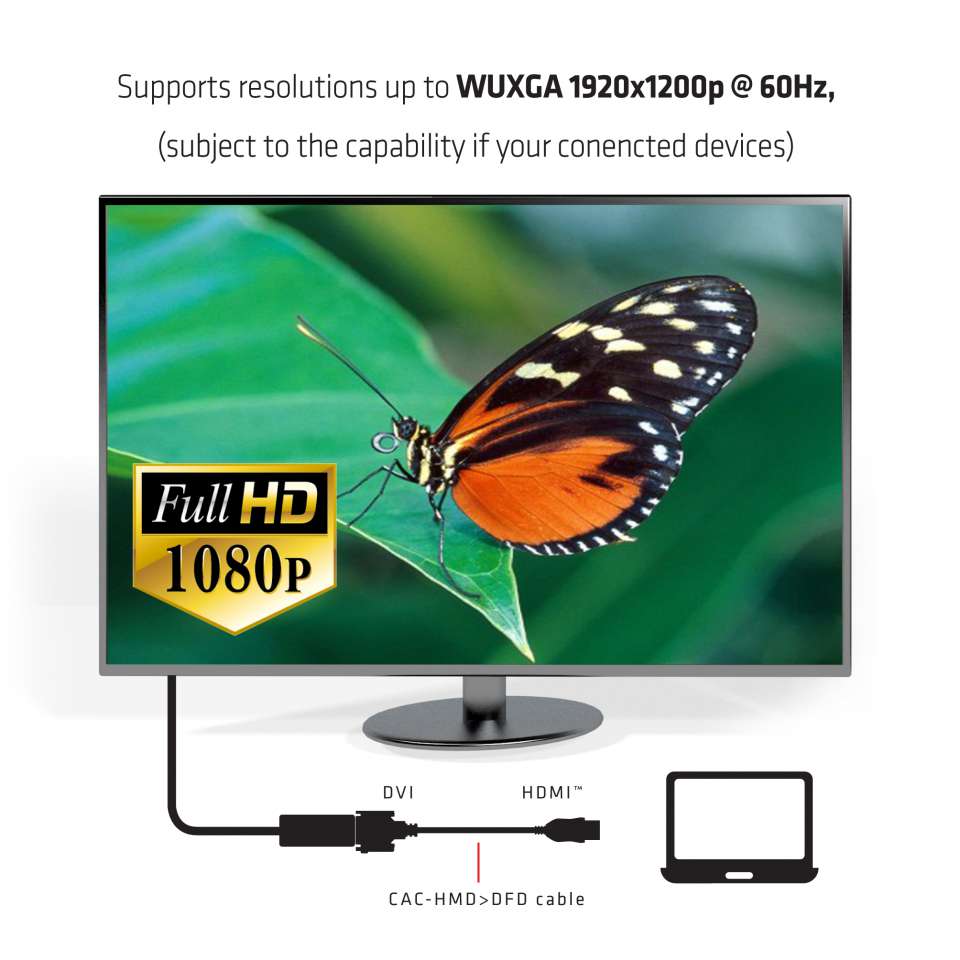 Club 3D HDMI™ auf DVI-D Single Link Adapter