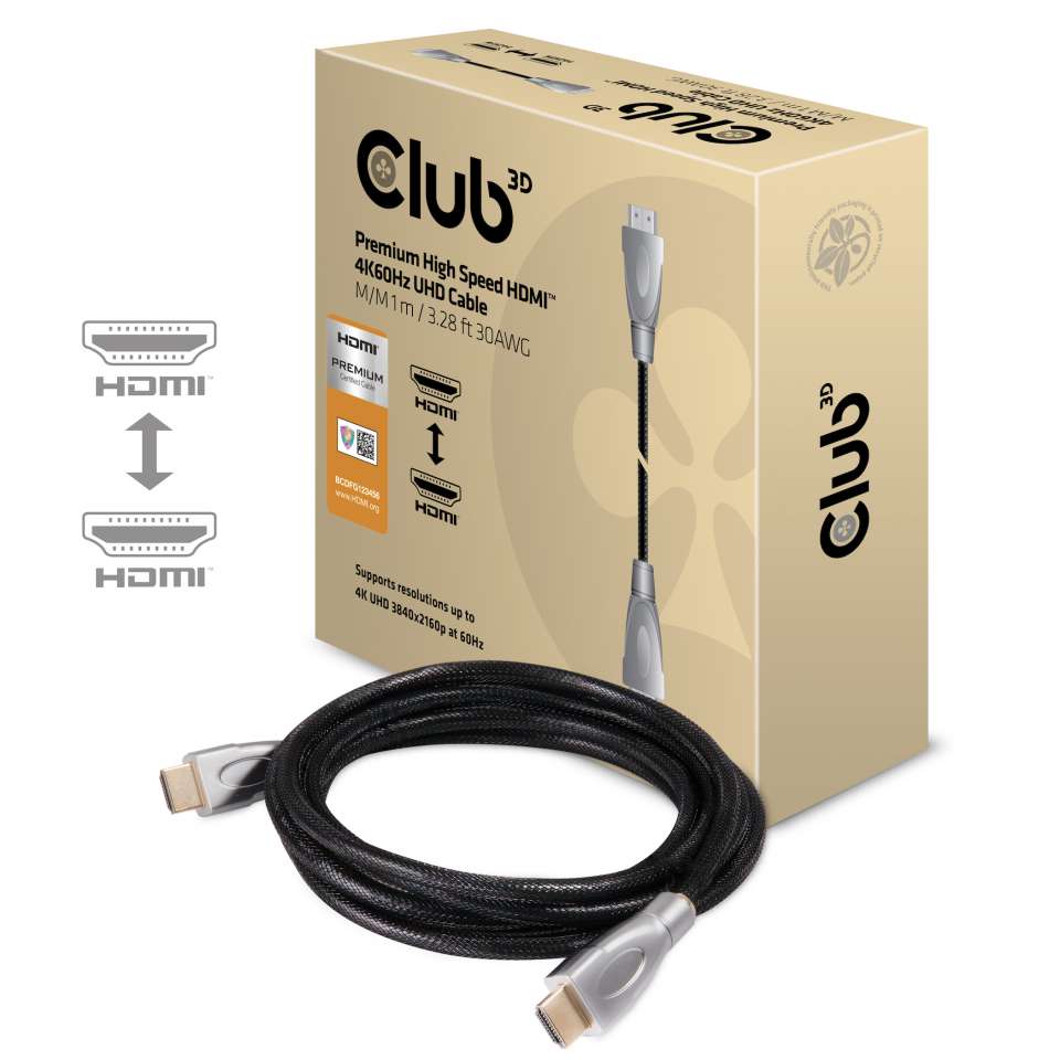 Club 3D High Speed HDMI Kabel - 1 m