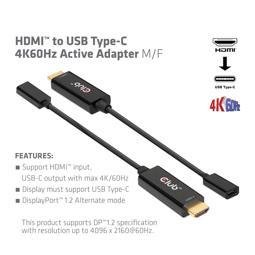 Club 3D HDMI auf USB-C Adapter