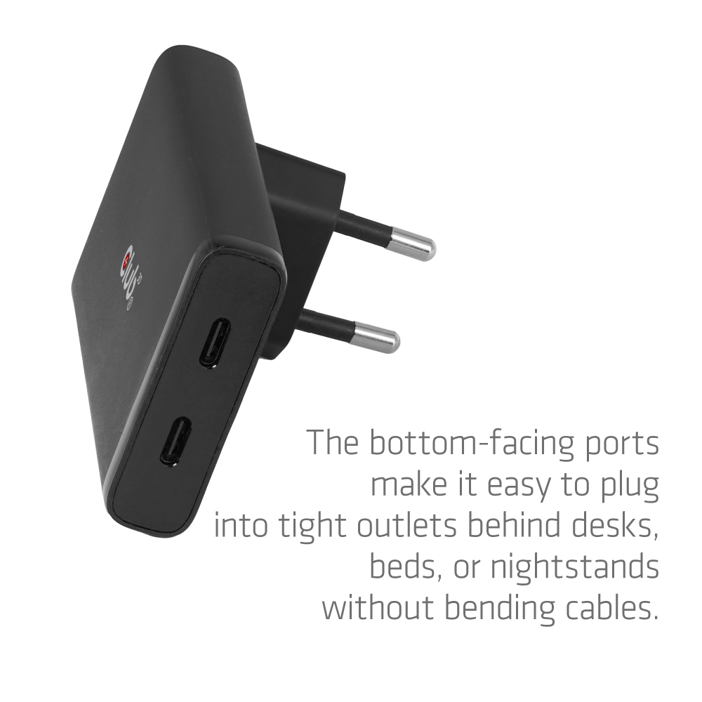 USB-C® Ladegerät Slim 2-Port 65W