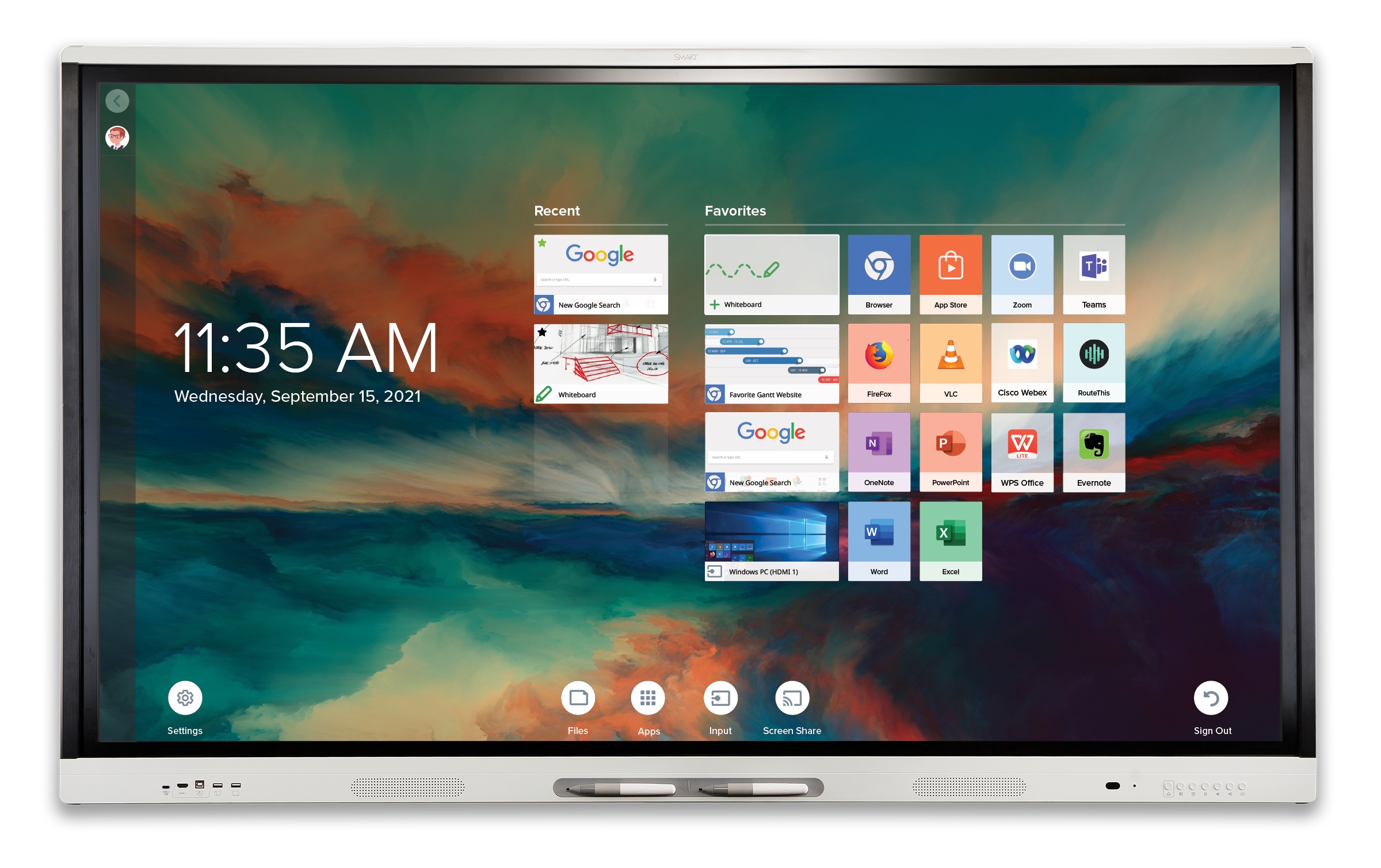 SMART Board MX275-V3-PW