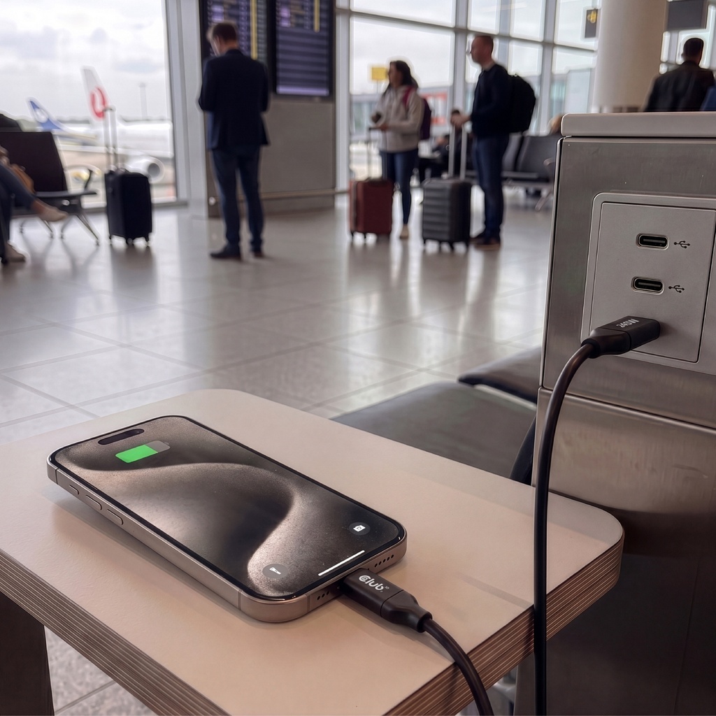 Club3D USB-C Ladekabel 2m