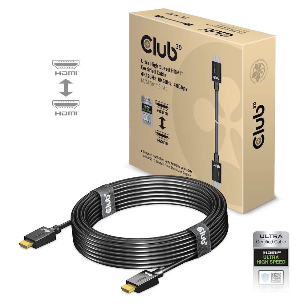 Club 3D Ultra High Speed HDMI-Kabel - 5m