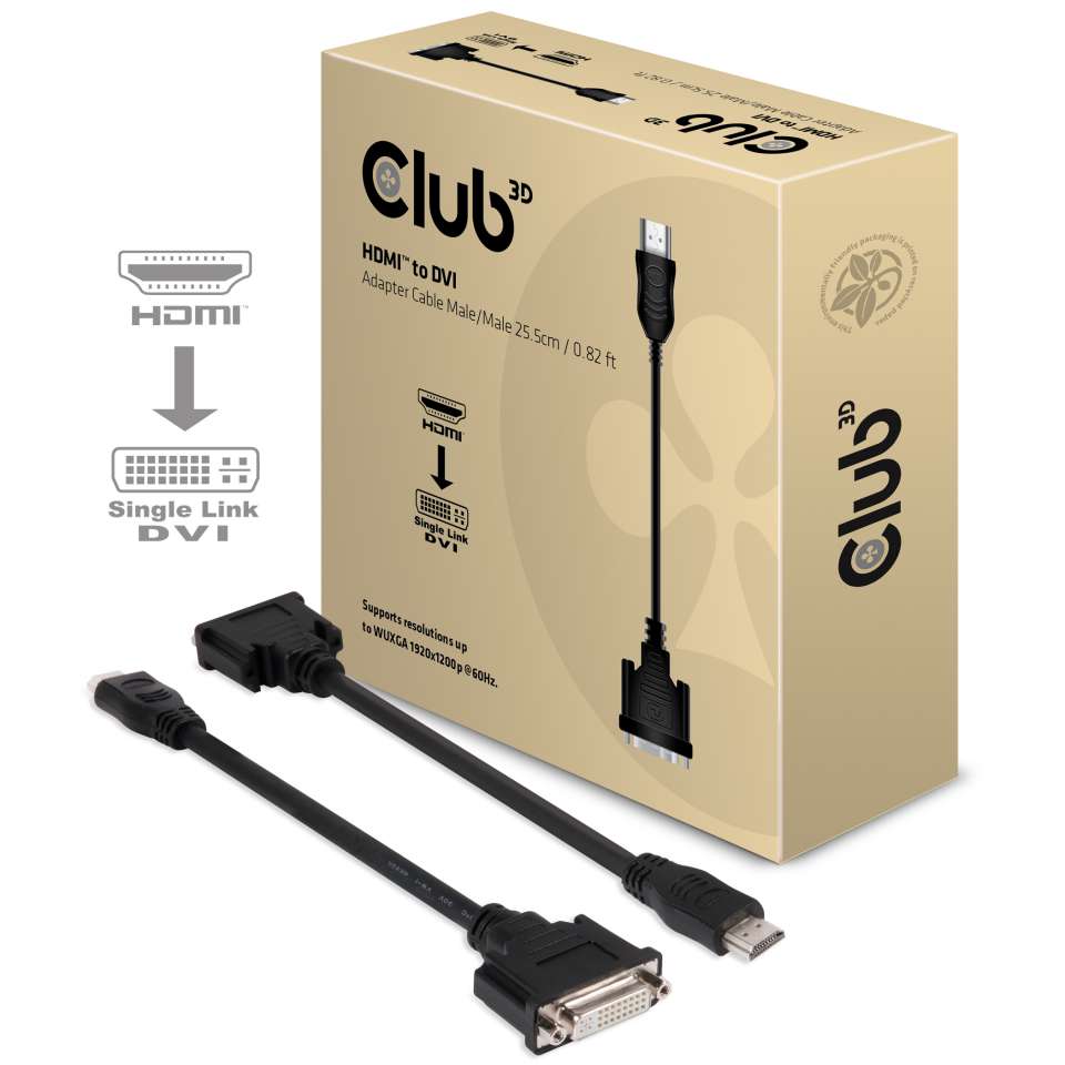 Club 3D HDMI™ auf DVI-D Single Link Adapter